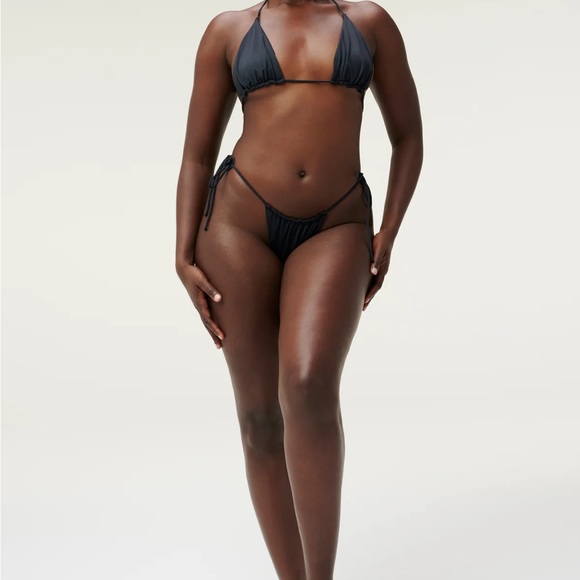 NWT Good American Tiny Ties String Bikini Large - Picture 2 of 5